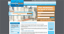 Desktop Screenshot of orientationretraite.fr