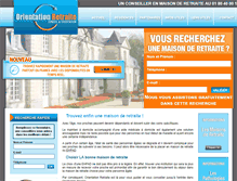 Tablet Screenshot of orientationretraite.fr